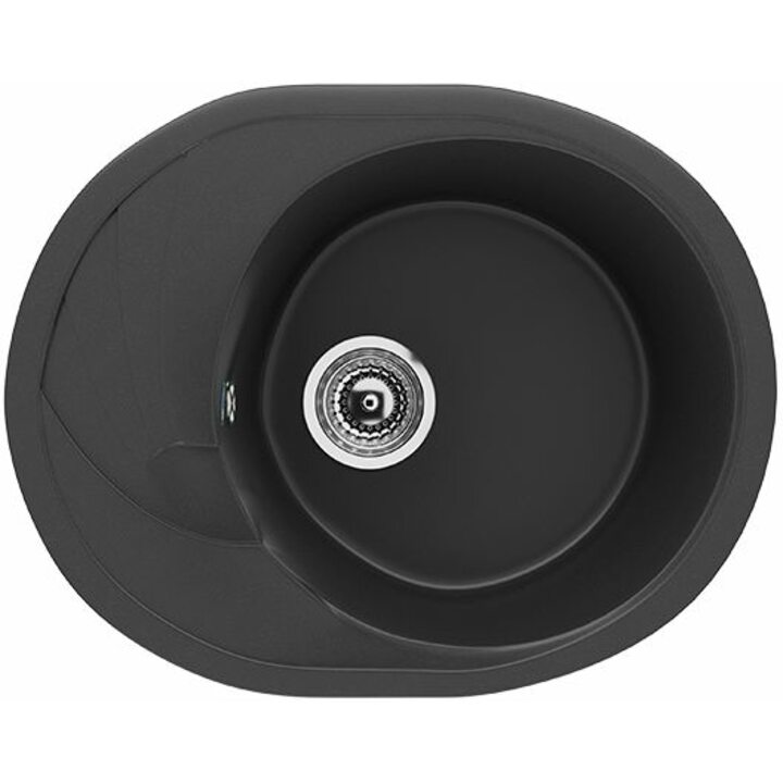 ULGRAN U-403 Кухонная мойка из искусственного камня, 344 Ультра-черный