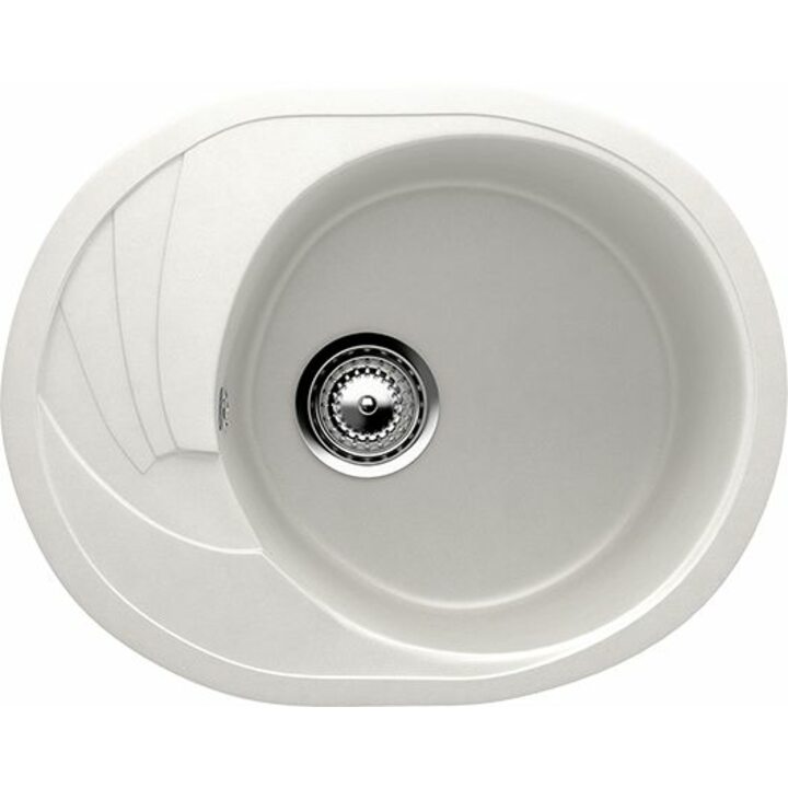 ULGRAN U-403 Кухонная мойка из искусственного камня, 341 Ультра-белый