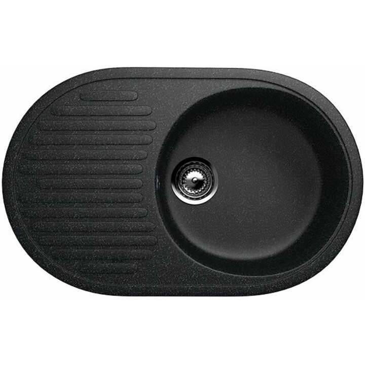 ULGRAN U-107 Кухонная мойка из искусственного камня, 308 Черный