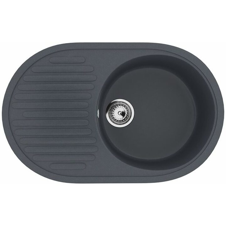 ULGRAN U-107 Кухонная мойка из искусственного камня, 343 Антрацит
