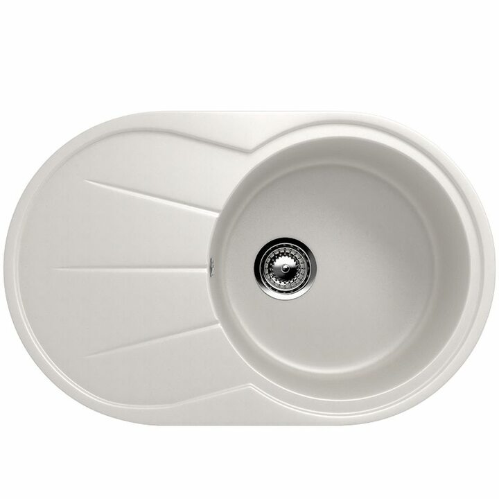 ULGRAN U-503 Кухонная мойка из искусственного камня, 331 Белый
