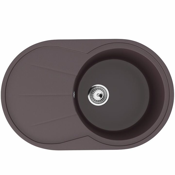 ULGRAN U-503 Кухонная мойка из искусственного камня, 345 Шоколад