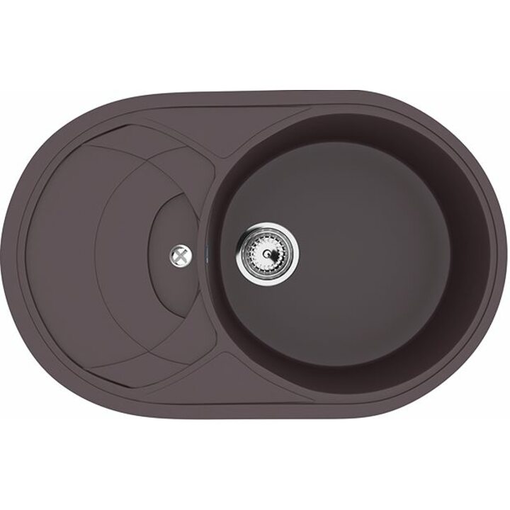 ULGRAN U-110 Кухонная мойка из искусственного камня, 345 Шоколад