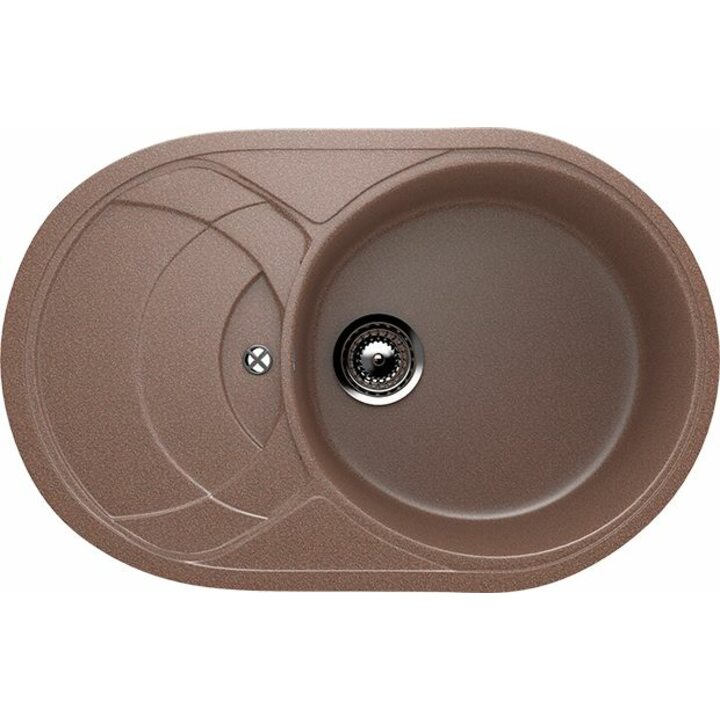 ULGRAN U-110 Кухонная мойка из искусственного камня, 307 Терракот