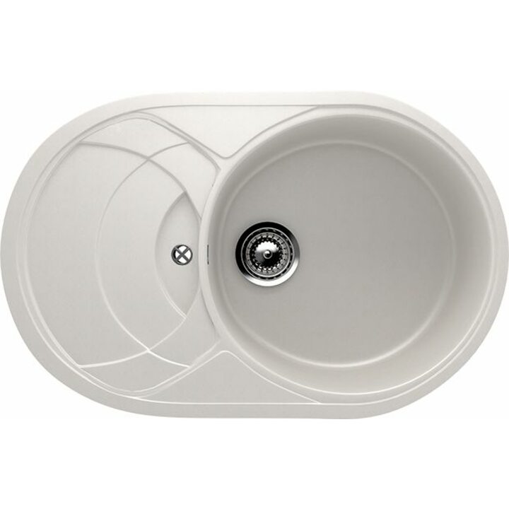 ULGRAN U-110 Кухонная мойка из искусственного камня, 331 Белый