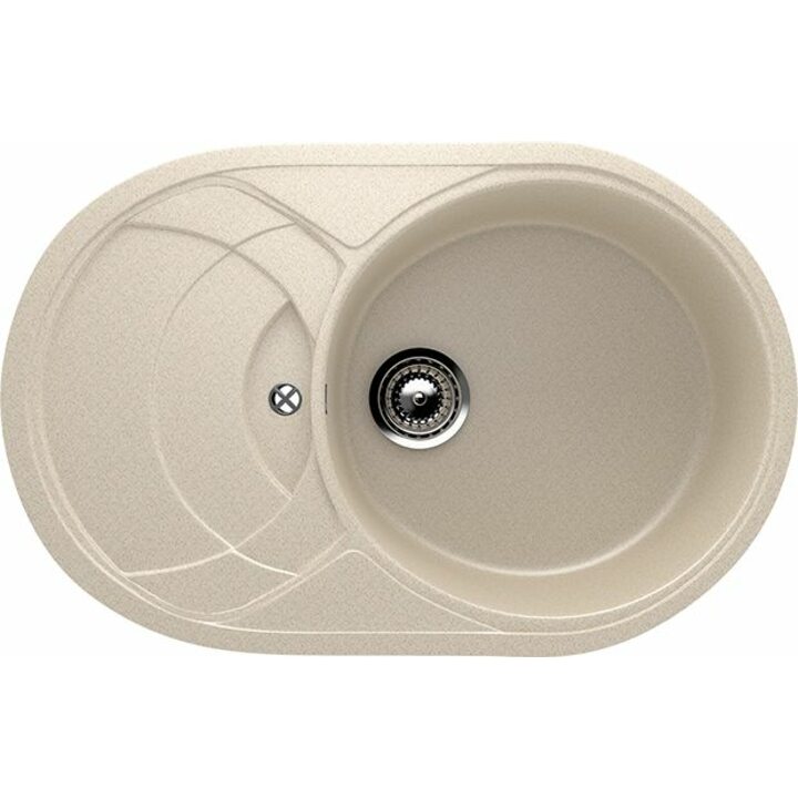 ULGRAN U-110 Кухонная мойка из искусственного камня, 328 Бежевый