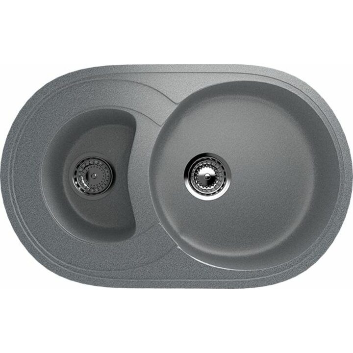 ULGRAN U-504 Кухонная мойка из искусственного камня, 309 Темно-серый