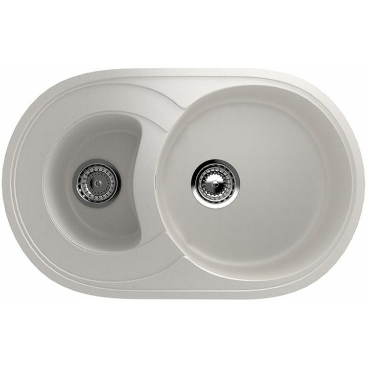 ULGRAN U-504 Кухонная мойка из искусственного камня, 331 Белый
