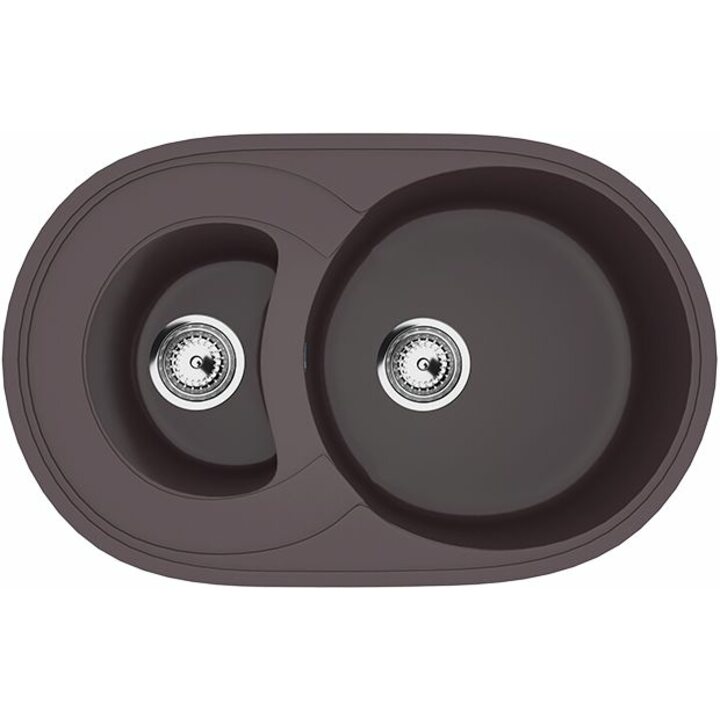 ULGRAN U-504 Кухонная мойка из искусственного камня, 345 Шоколад