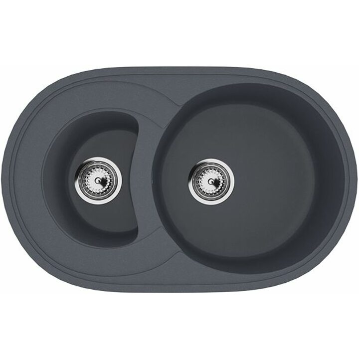 ULGRAN U-504 Кухонная мойка из искусственного камня, 343 Антрацит