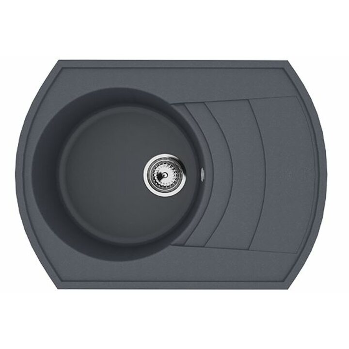 ULGRAN U-206 Кухонная мойка из искусственного камня, 343 Антрацит