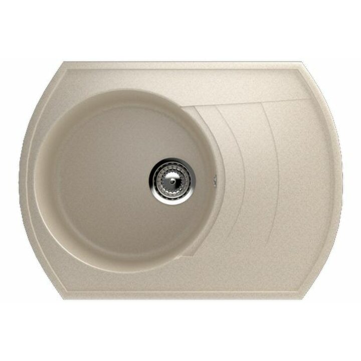 ULGRAN U-206 Кухонная мойка из искусственного камня, 328 Бежевый