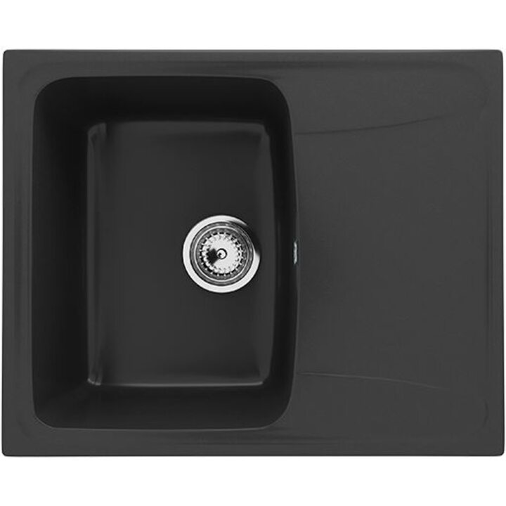 ULGRAN U-201 Кухонная мойка из искусственного камня, 344 Ультра-черный