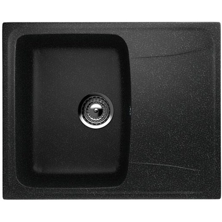 ULGRAN U-201 Кухонная мойка из искусственного камня, 308 Черный