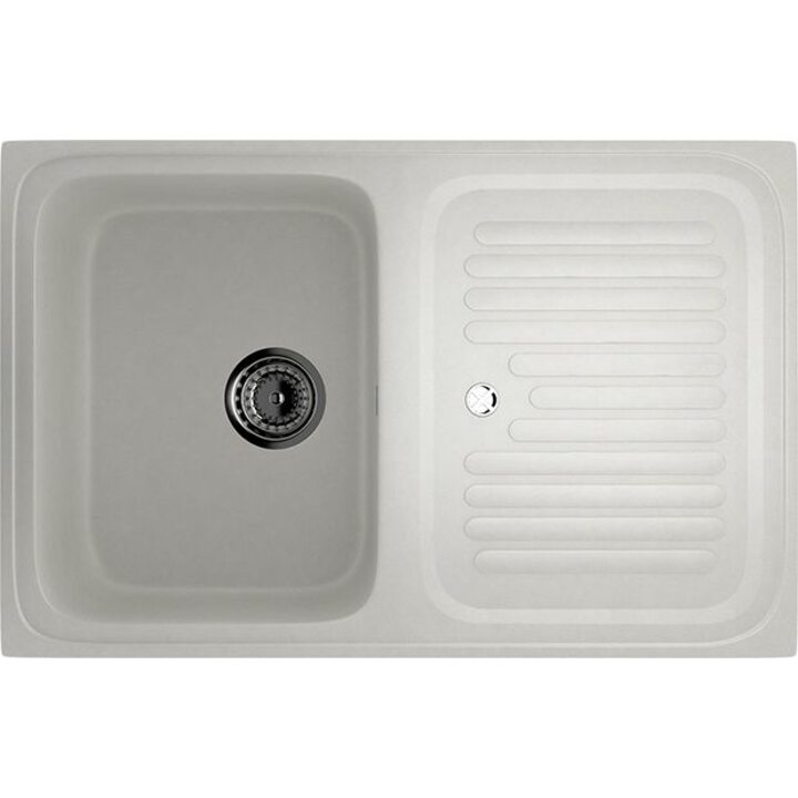 ULGRAN U-502 Кухонная мойка из искусственного камня, 341 Ультра-белый