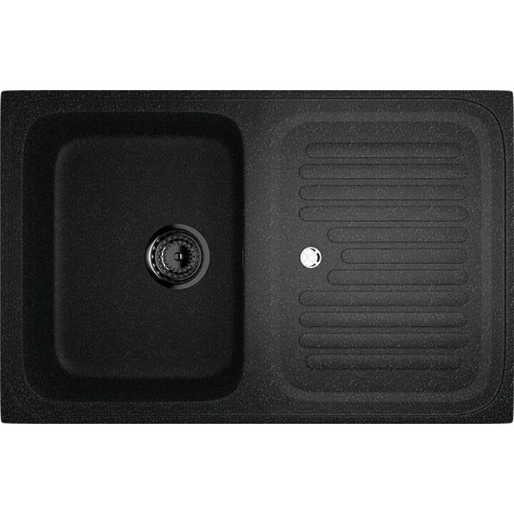 ULGRAN U-502 Кухонная мойка из искусственного камня, 308 Черный