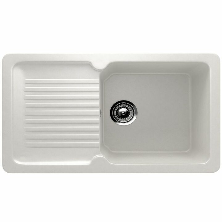 ULGRAN U-506 Кухонная мойка из искусственного камня, 341 Ультра-белый