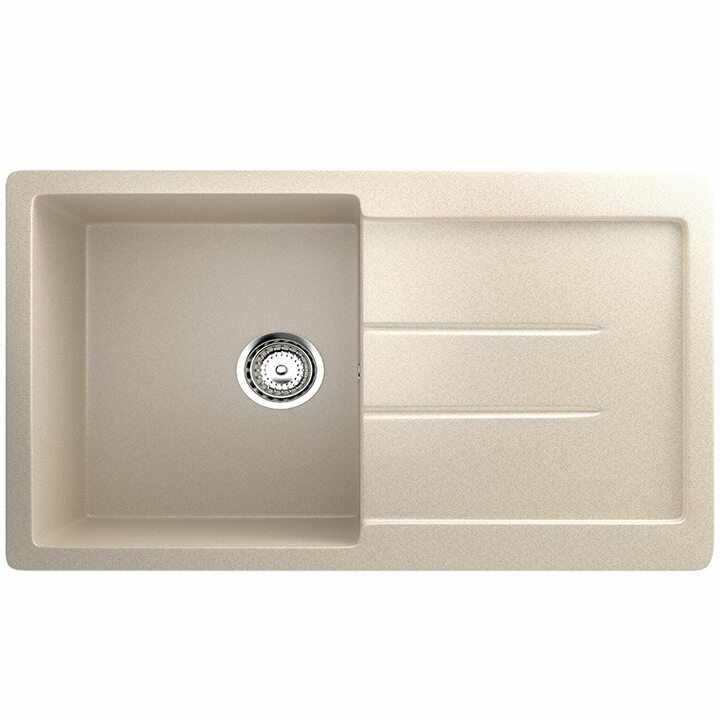 ULGRAN U-507 Кухонная мойка из искусственного камня, 328 Бежевый