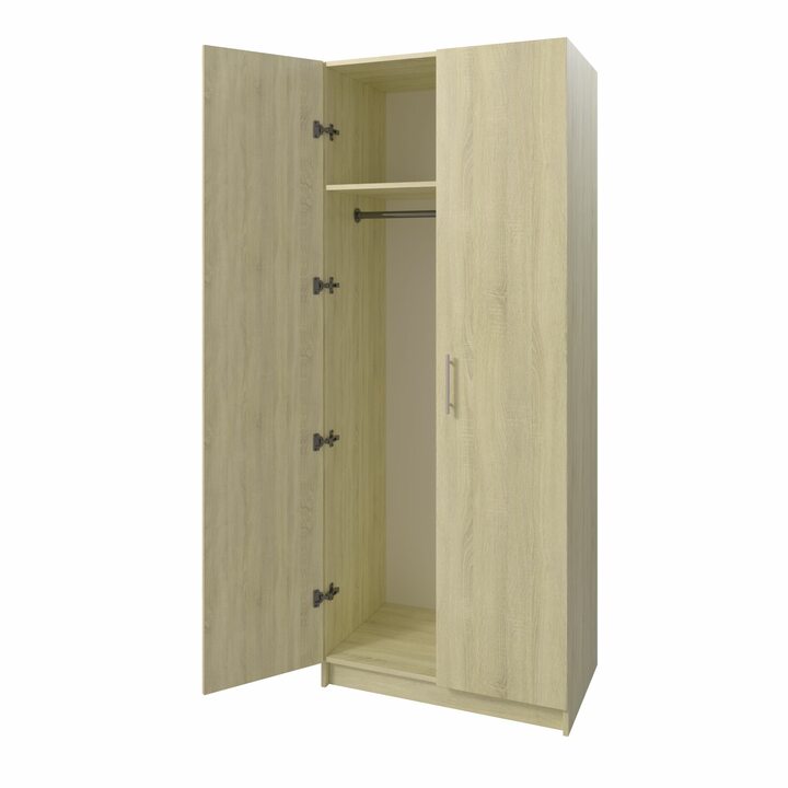 Тюс Шкаф распашной платяной, ЛДСП дуб сонома