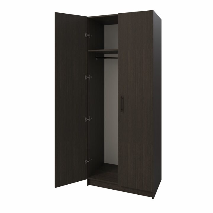 Тюс Шкаф распашной платяной, ЛДСП венге