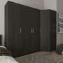 Тюс Шкаф распашной угловой 850х850, ЛДСП венге