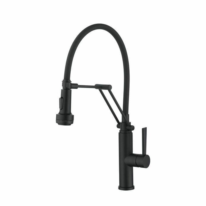 EMAR ЕСВ 7012 Black Смеситель из нержавеющей стали, черный