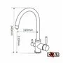 EMAR EC-3007 Смеситель из искусственного камня, опал