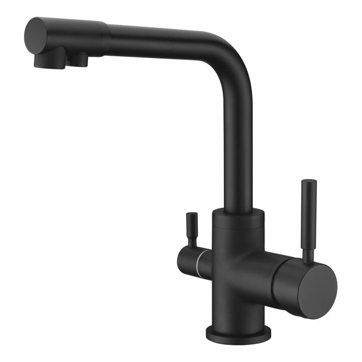 EMAR EC-3003 Смеситель из искусственного камня, черный