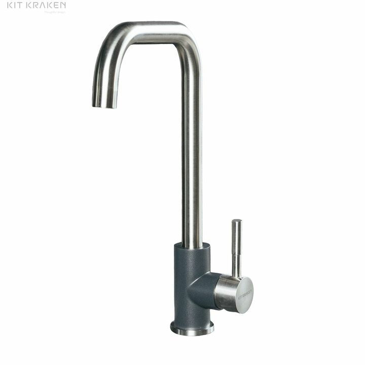 Kit Kraken Denmark Смеситель из нержавеющей стали, темно-серый