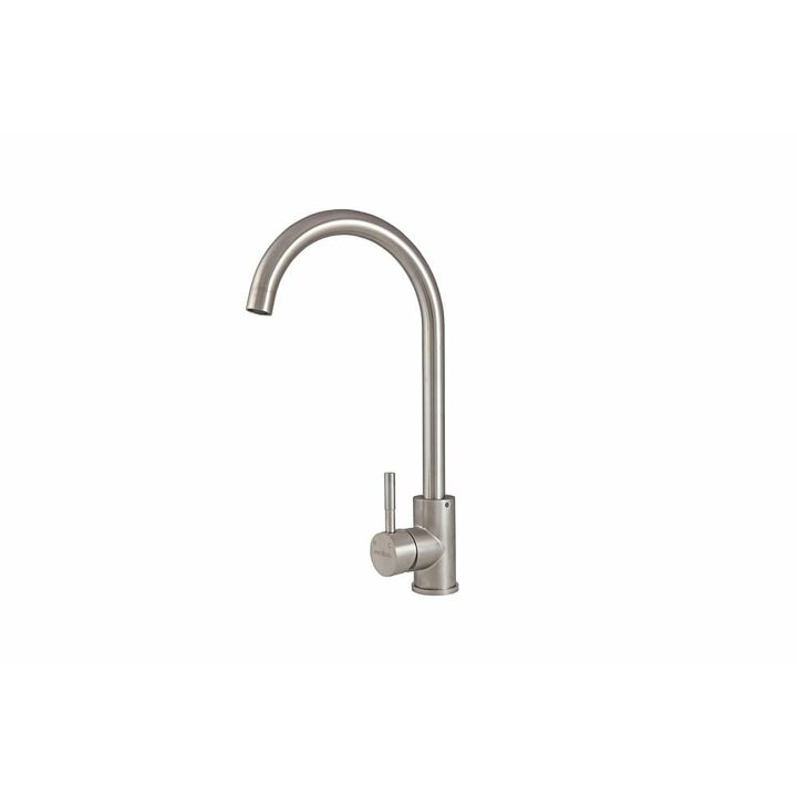 БЕРГАМО 8105 Смеситель из нержавеющей стали, сатин, глянец