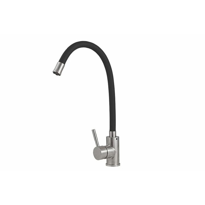 АУРА 8105 («Flex color») Смеситель из нержавеющей стали, черный, белый, синий, зеленый, оранжевый, красный