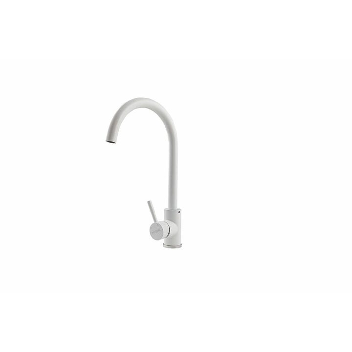 БЕРГАМО Color 8105 Смеситель из нержавеющей стали, белый, черный