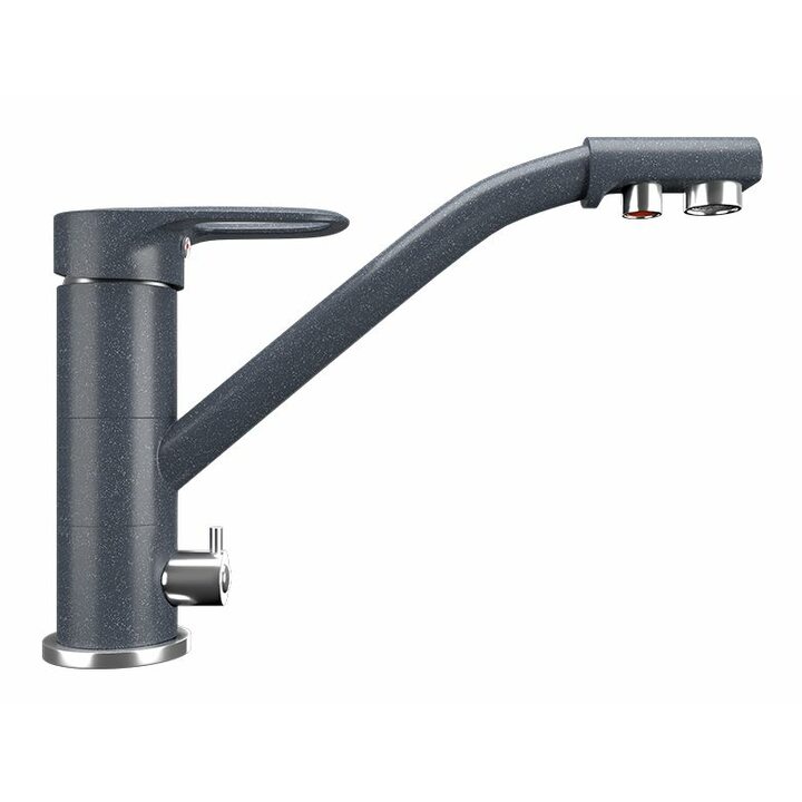 ULGRAN U-010 Смеситель из искусственного камня, 343 Антрацит