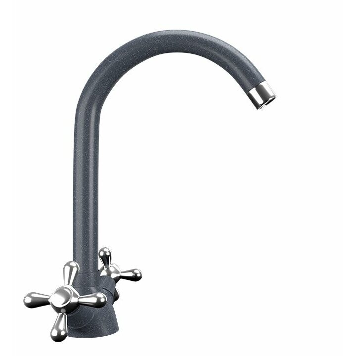 ULGRAN U-012 Смеситель из искусственного камня, 343 Антрацит