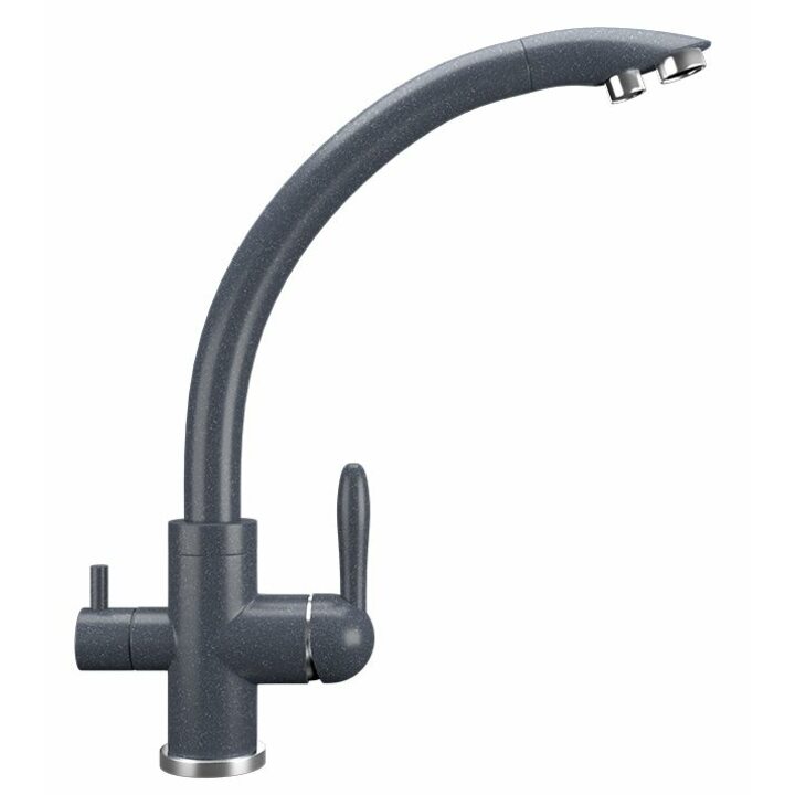 ULGRAN U-017 Смеситель из искусственного камня, 343 Антрацит