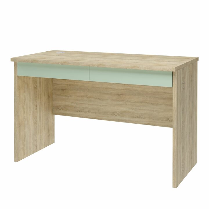 Вирь Письменный стол с 2 ящиками, SOFT TOUCH оливковый