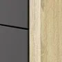 Лув Компьютерный стол с 6 ящиками, SOFT TOUCH серый