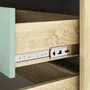 Лув Компьютерный стол с 6 ящиками, SOFT TOUCH оливковый