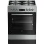 Плита Beko FSM62330DXT, комбинированая, нержавеющая сталь