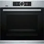 Духовой шкаф электрический Bosch HSG636XS6, серебристый