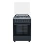 Плита De luxe 606040.24г. 004, газовая, матовая с антрацитовым
