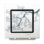 Вытяжка каминная ELIKOR КВ Оникс ART 60П-1000-Е4Д, белый с рисунком «сакура»