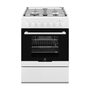 Плита Electrolux EKG96118CW, газовая, белая