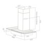 Вытяжка каминная Elica FLAT GLASS PLUS IX/A/90