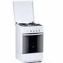 Плита Flama RK 2211 W, комбинированая, белая
