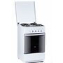 Плита Flama RK 2211 W, комбинированая, белая