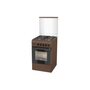 Плита Flama FG 24022 B, газовая, коричневая