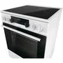 Электрическая плита GORENJE ECS6350WC, стеклокерамика, без крышки, белый/черный