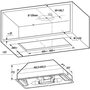 Вытяжка подвесная Indesit I CT 64LSS, нержавеющая сталь