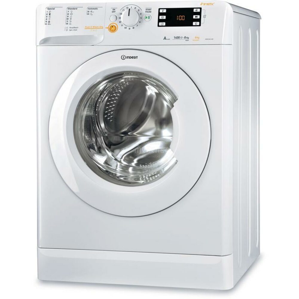 Купить Стиральная машина Indesit XWDE 861480X W EU F101628 в каталоге  интернет-магазина МордовияМебель с доставкой по России: характеристики,  отзывы, фото